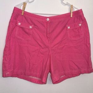 J. Jill Bubblegum Pink 100% Cotton Shorts Women’s 16 Petite